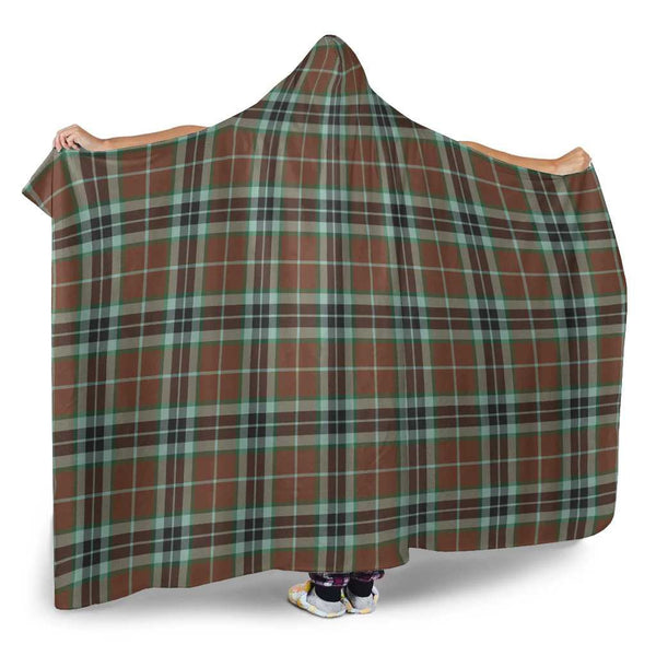 Scottish Thomson Hunting Modern Clan Tartan Hooded Blanket Tartan Plaid 2