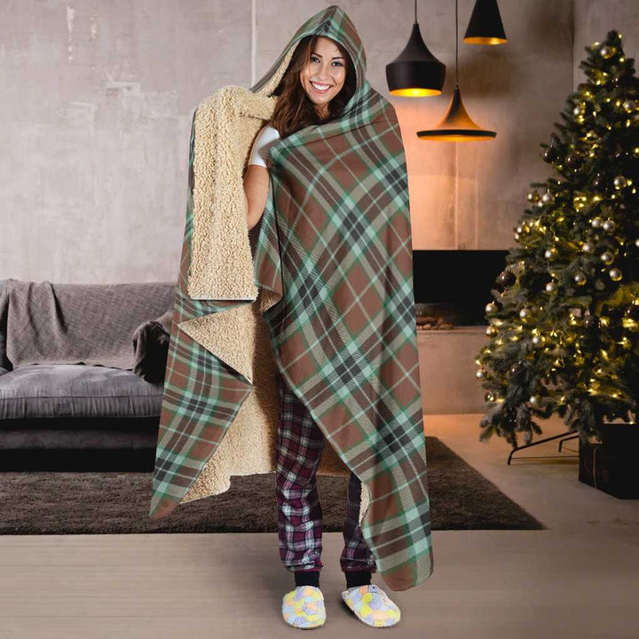 Scottish Thomson Hunting Modern Clan Tartan Hooded Blanket Tartan Plaid 6