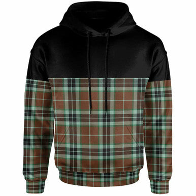 Scottish Thomson Hunting Modern Clan Tartan Hoodie - Horizontal Style Front Side Tartan Plaid