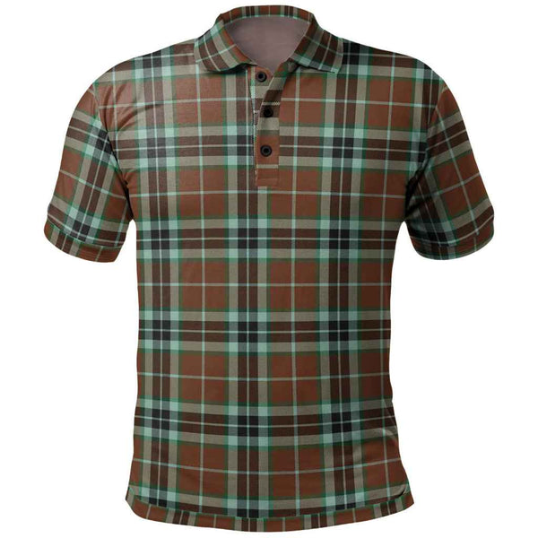 Scottish Thomson Hunting Modern Clan Tartan Polo Shirt Front Side Tartan Plaid