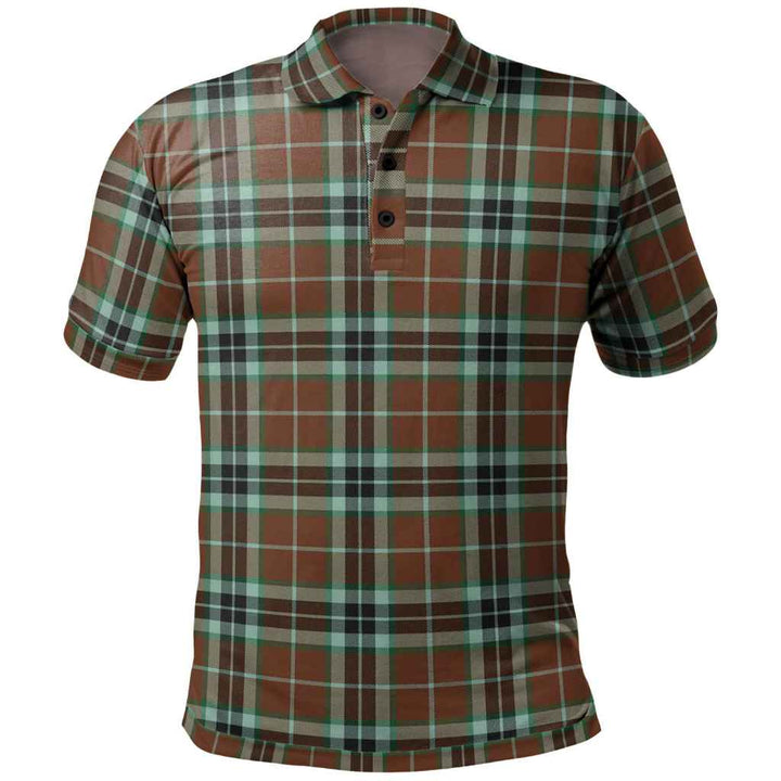 Scottish Thomson Hunting Modern Clan Tartan Polo Shirt Front Side Tartan Plaid