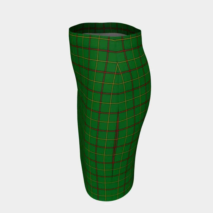 Scottish Tribe of Mar Clan Tartan Fitted Skirt Tartan Plaid 2