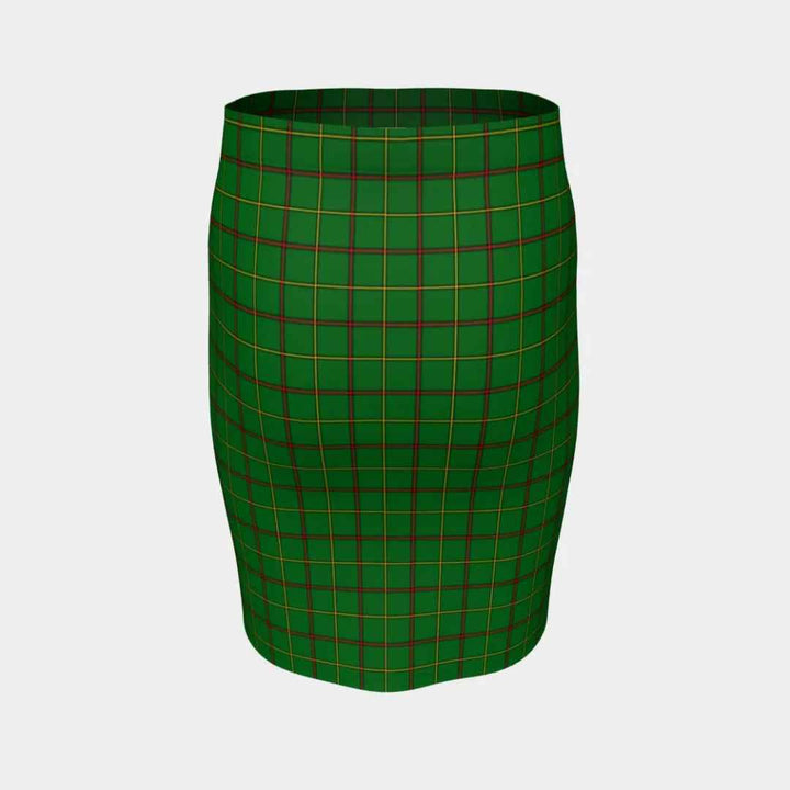 Scottish Tribe of Mar Clan Tartan Fitted Skirt Tartan Plaid 4