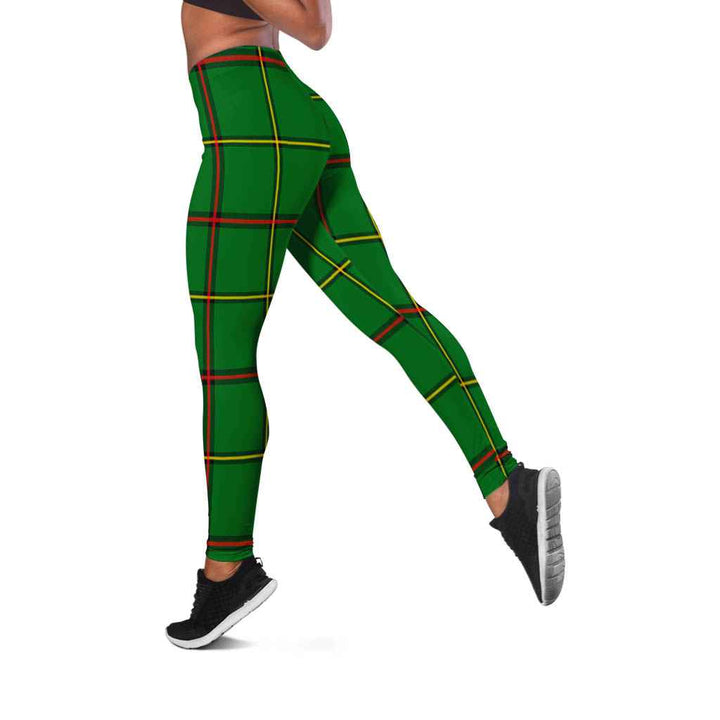 Scottish Tribe of Mar Clan Tartan Women Leggings Tartan Plaid 2