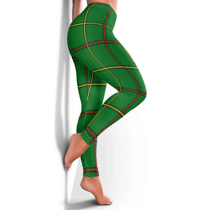 Scottish Tribe of Mar Clan Tartan Women Leggings Tartan Plaid 4