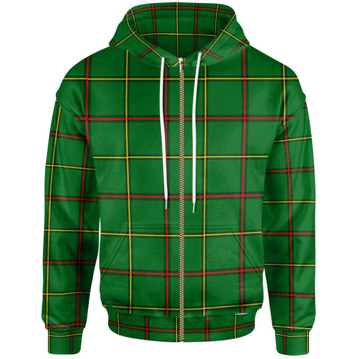 Scottish Tribe of Mar Clan Tartan Hoodie Zip Tartan Plaid