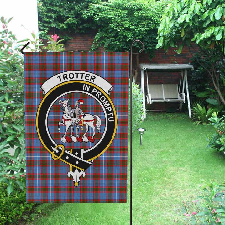Scottish Trotter Clan Crest Tartan Garden Flag Tartan Plaid 2