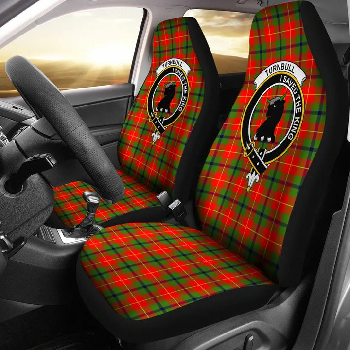 Scottish Turnbull Clan Crest Tartan Car Seat Covers 2