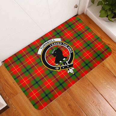 Scottish Turnbull Clan Crest Tartan Door Mat Tartan Plaid 3