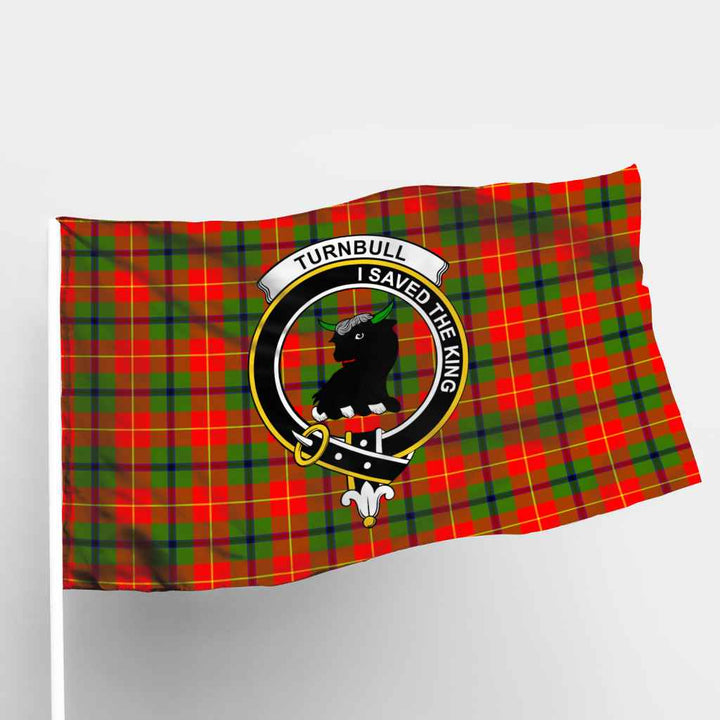 Scottish Turnbull Clan Crest Tartan Flag Parade Tartan Plaid 1