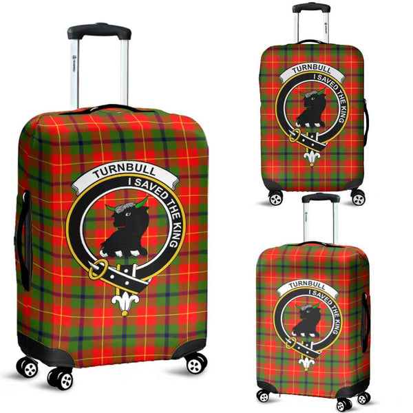 Scottish Turnbull Clan Crest Tartan Luggage Cover Tartan Plaid 1