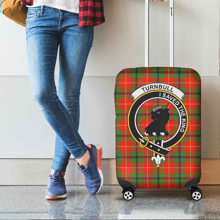 Scottish Turnbull Clan Crest Tartan Luggage Cover Tartan Plaid 2