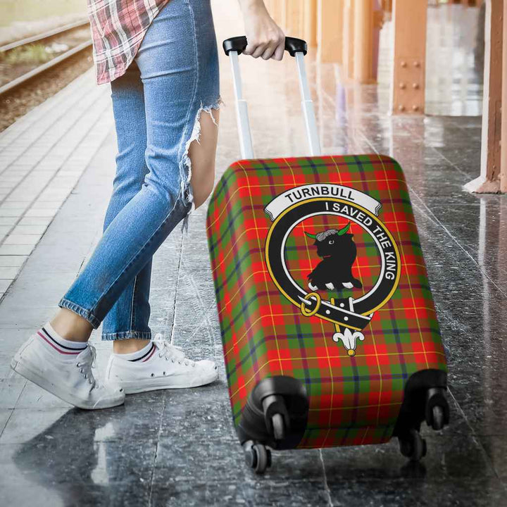 Scottish Turnbull Clan Crest Tartan Luggage Cover Tartan Plaid 3