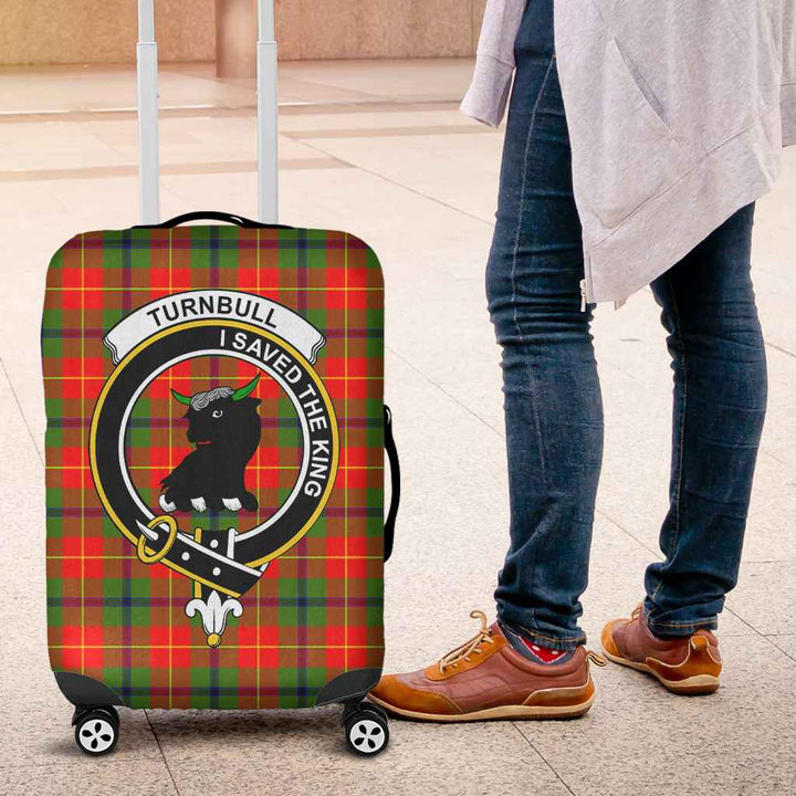 Scottish Turnbull Clan Crest Tartan Luggage Cover Tartan Plaid 4