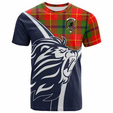 Scottish Turnbull Clan Crest Tartan T-Shirt - Bend Style Front Side Tartan Plaid