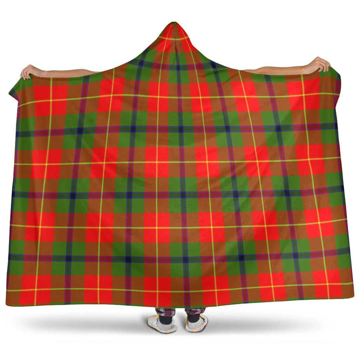 Scottish Turnbull Dress Clan Tartan Hooded Blanket Tartan Plaid 1