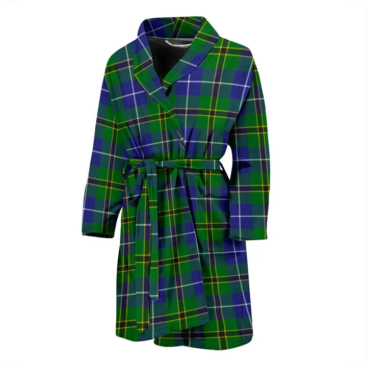 Scottish Turnbull Hunting Clan Tartan Bathrobe 1