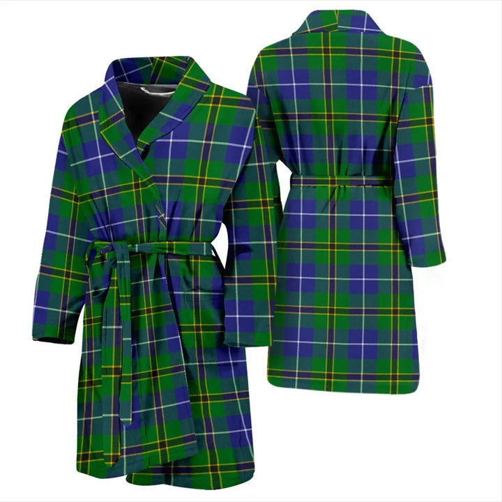 Scottish Turnbull Hunting Clan Tartan Bathrobe 3