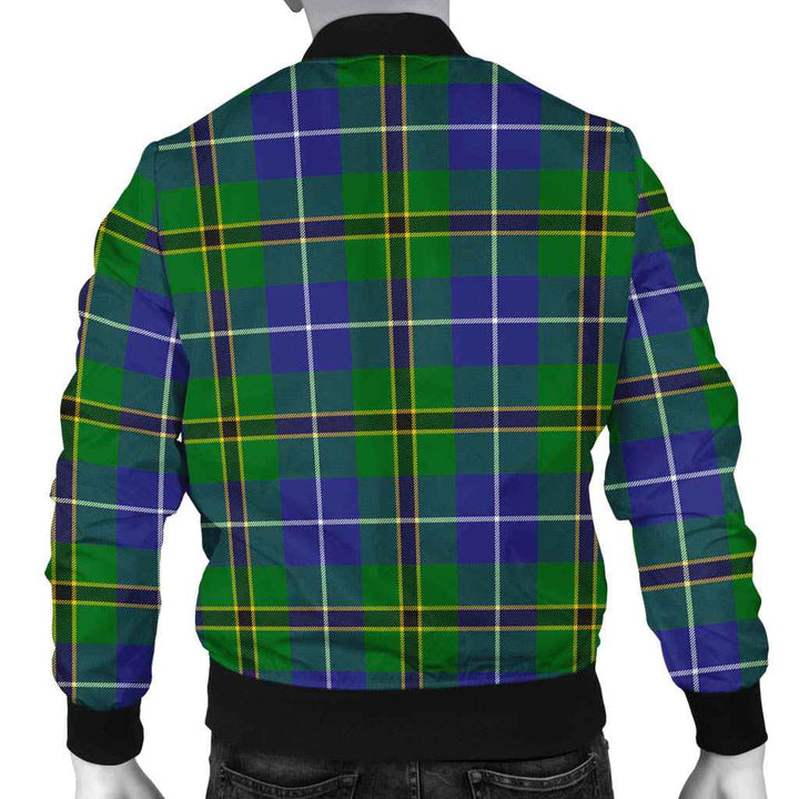 Scottish Turnbull Hunting Clan Tartan Bomber Jacket Tartan Plaid 3