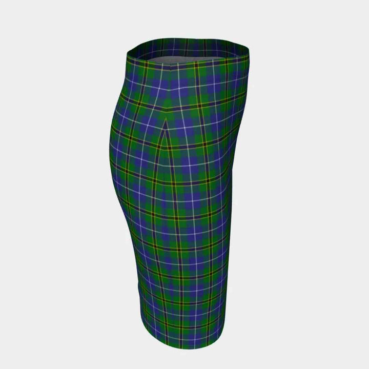 Scottish Turnbull Hunting Clan Tartan Fitted Skirt Tartan Plaid 3