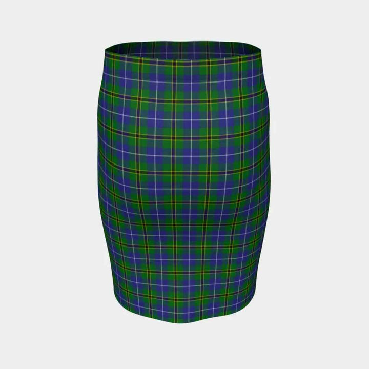 Scottish Turnbull Hunting Clan Tartan Fitted Skirt Tartan Plaid 4