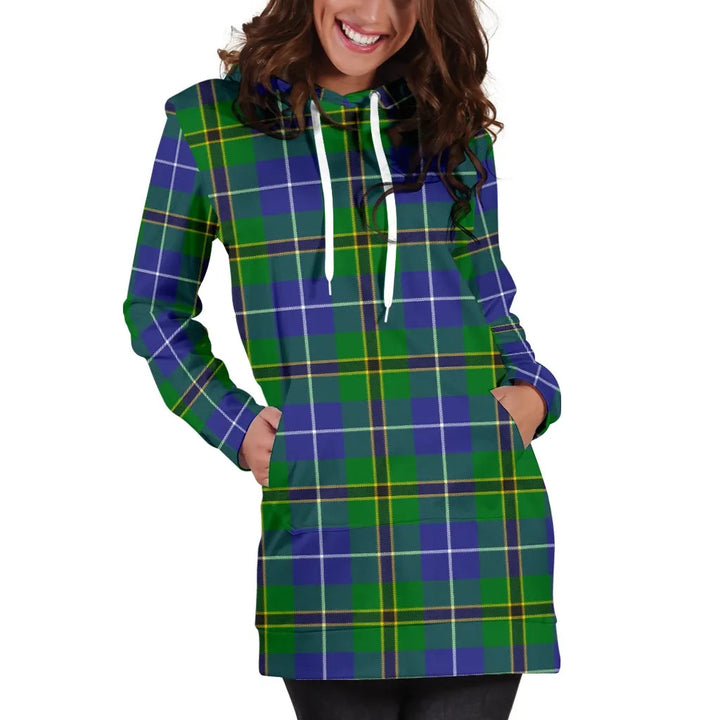 Scottish Turnbull Hunting Clan Tartan Hoodie Dress