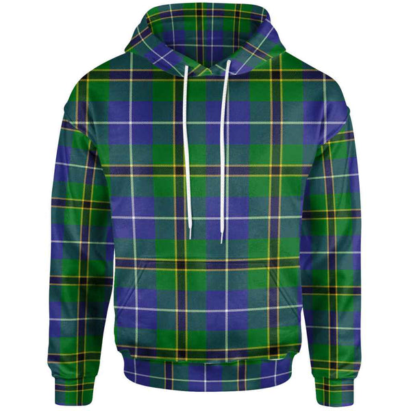 Scottish Turnbull Hunting Clan Tartan Hoodie Front Side Tartan Plaid