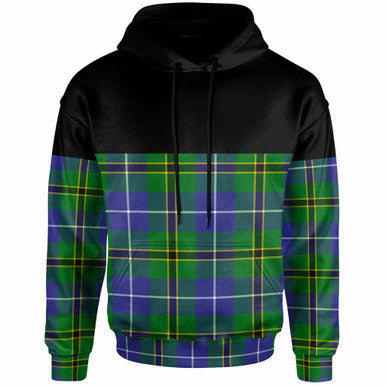 Scottish Turnbull Hunting Clan Tartan Hoodie - Horizontal Style Front Side Tartan Plaid