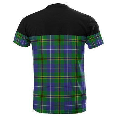 Scottish Turnbull Hunting Clan Tartan T-Shirt Horizontal Style Back Side Tartan Plaid