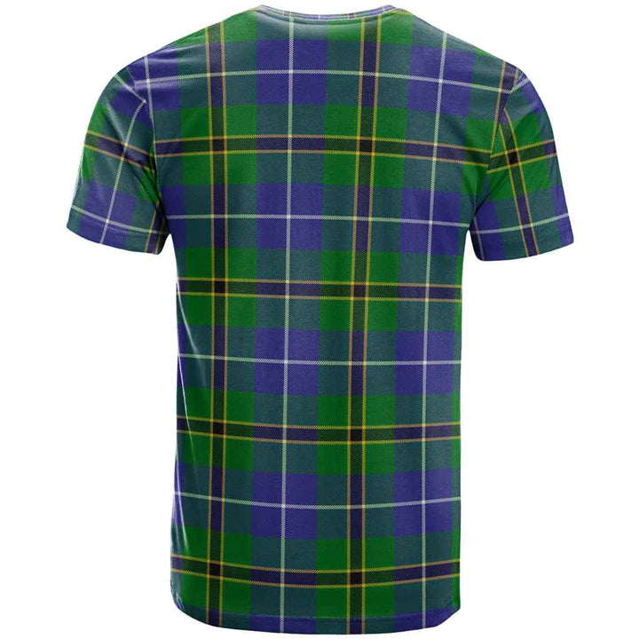Scottish Turnbull Hunting Clan Tartan T-Shirt Back Side Tartan Plaid