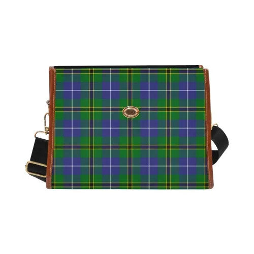 Scottish Turnbull Hunting Clan Tartan Waterproof Canvas Bag Tartan Plaid 2