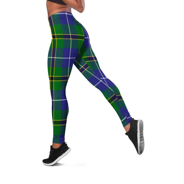 Scottish Turnbull Hunting Clan Tartan Women Leggings Tartan Plaid 2