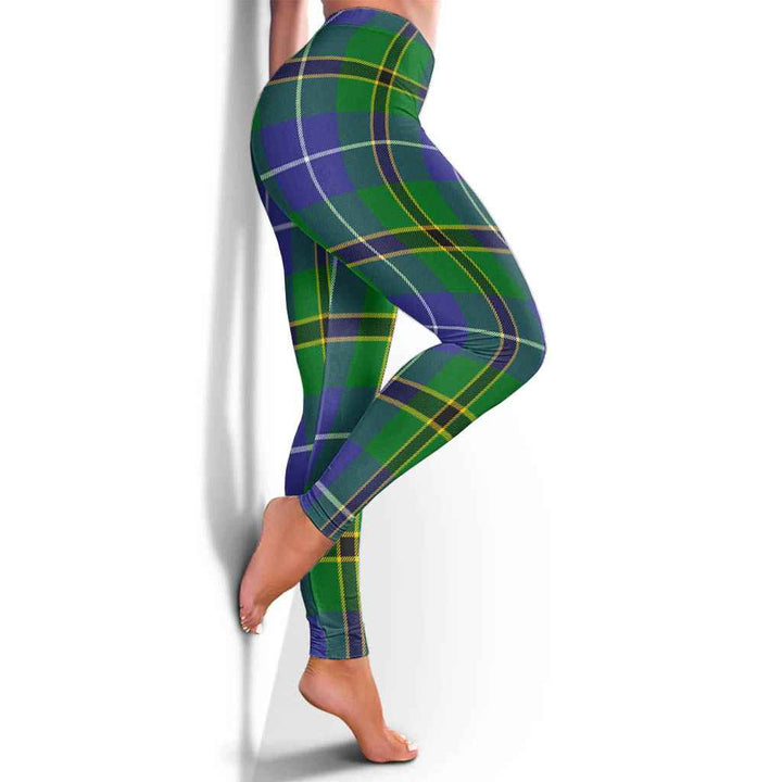 Scottish Turnbull Hunting Clan Tartan Women Leggings Tartan Plaid 4