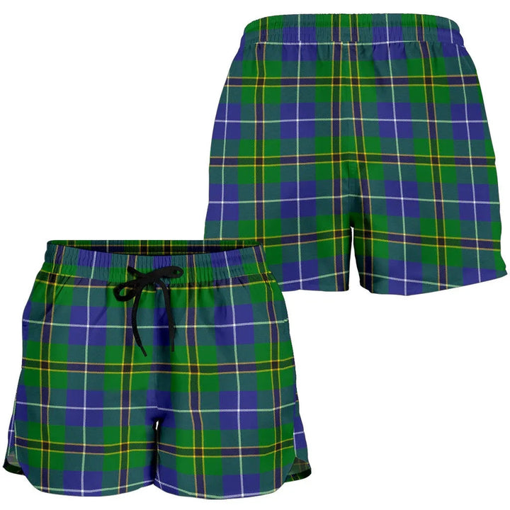 Scottish Turnbull Hunting Clan Tartan Women Shorts