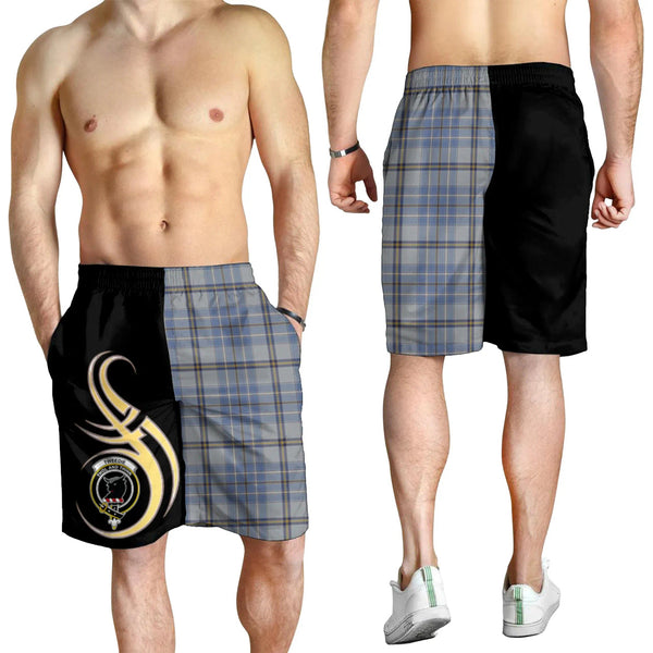 Scottish Tweedie Clan Crest Tartan Believe in Me Men's Shorts