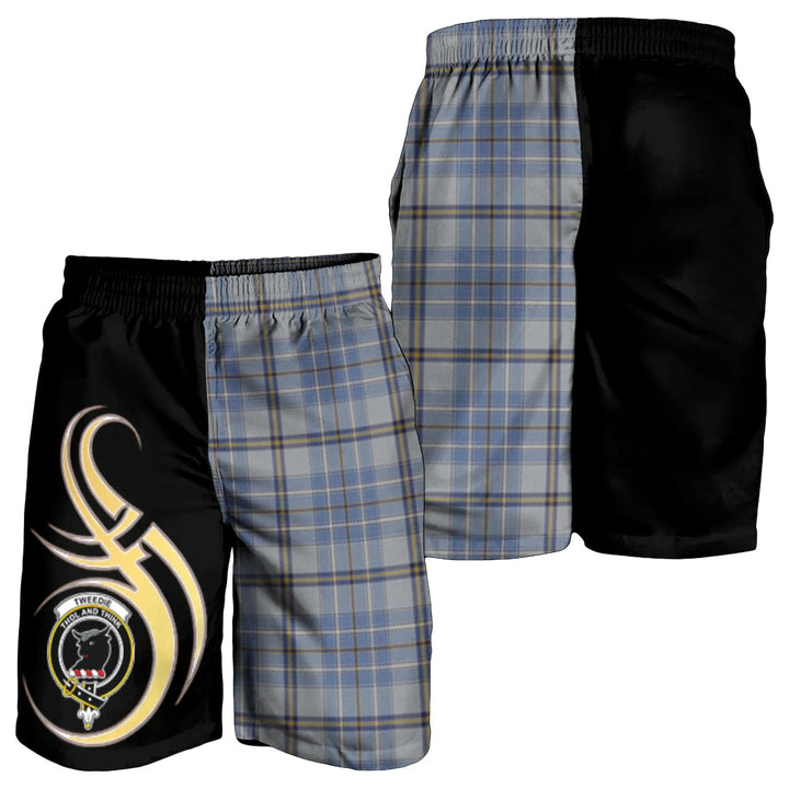 Scottish Tweedie Clan Crest Tartan Believe in Me Men's Shorts