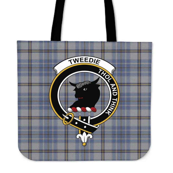 Scottish Tweedie Clan Crest Tartan Tote Bag Tartan Plaid