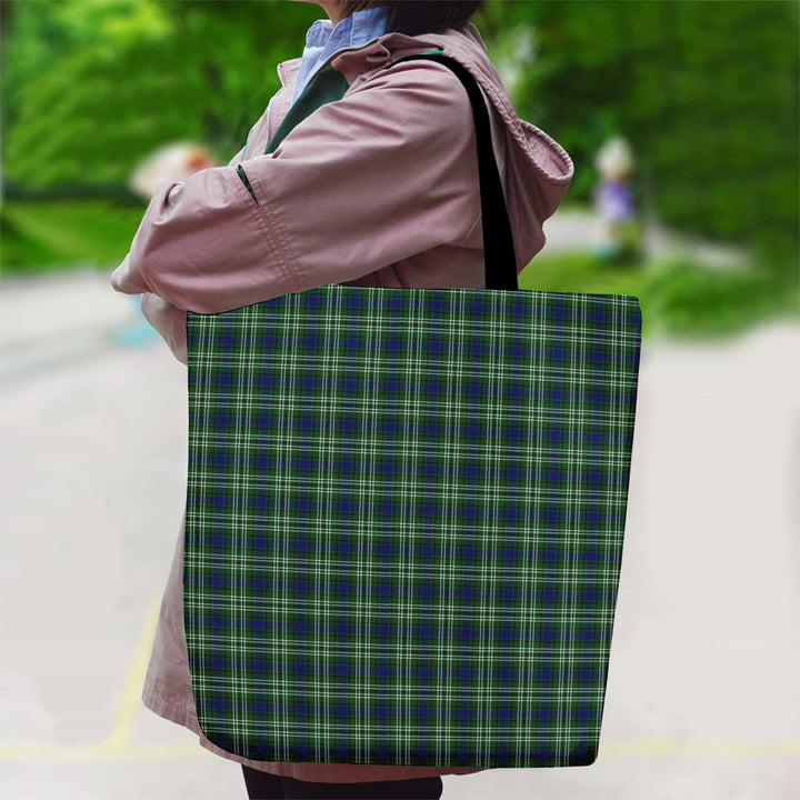 Scottish Tweedside District Clan Tartan Canvas Bag With Shoulder Strap Tartan Plaid 2