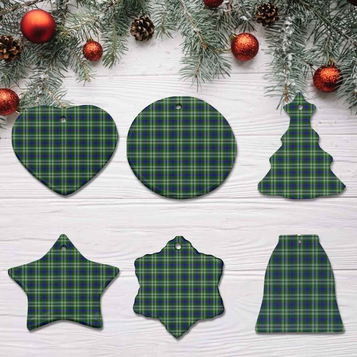 Scottish Tweedside District Clan Tartan Ceramic Ornament All Tartan Plaid