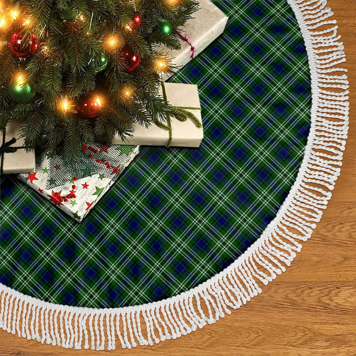 Scottish Tweedside District Clan Tartan Christmas Tree Skirt Tassels 2 Tartan Plaid