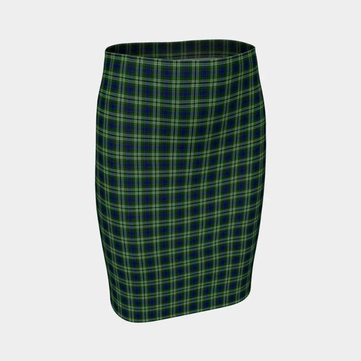 Scottish Tweedside District Clan Tartan Fitted Skirt Tartan Plaid 1