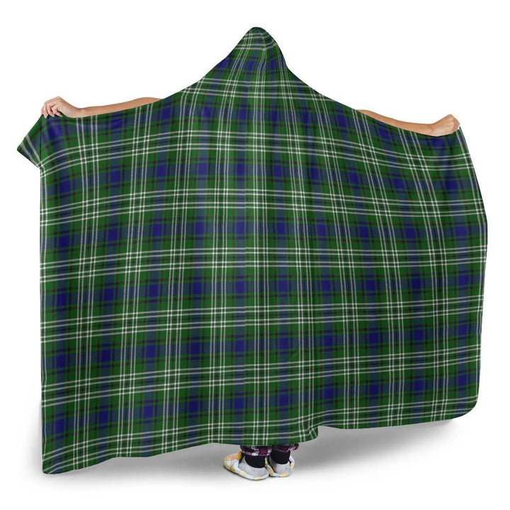Scottish Tweedside District Clan Tartan Hooded Blanket Tartan Plaid 2