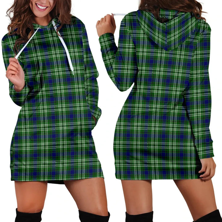 Scottish Tweedside District Clan Tartan Hoodie Dress