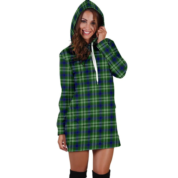 Scottish Tweedside District Clan Tartan Hoodie Dress