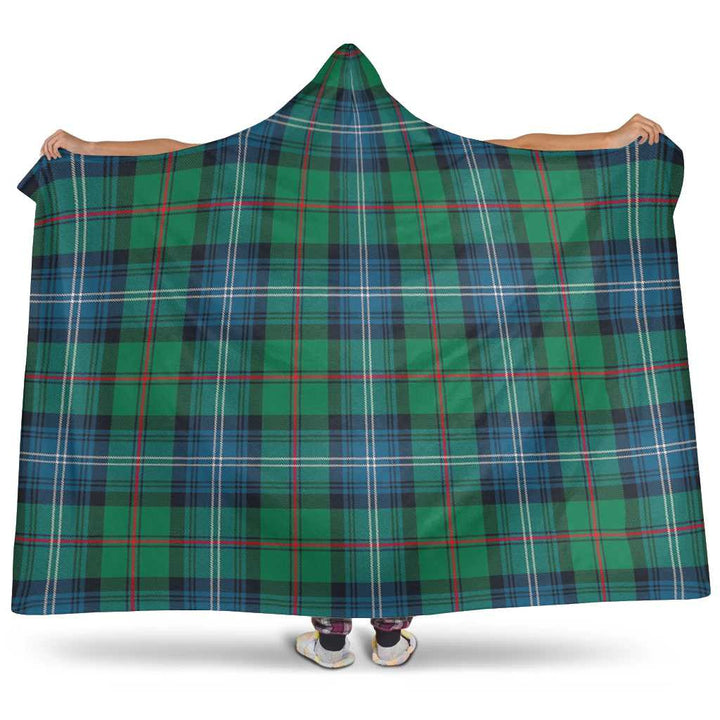 Scottish Urquhart Ancient Clan Tartan Hooded Blanket Tartan Plaid 1