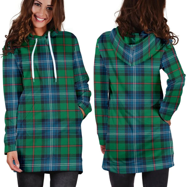 Scottish Urquhart Ancient Clan Tartan Hoodie Dress