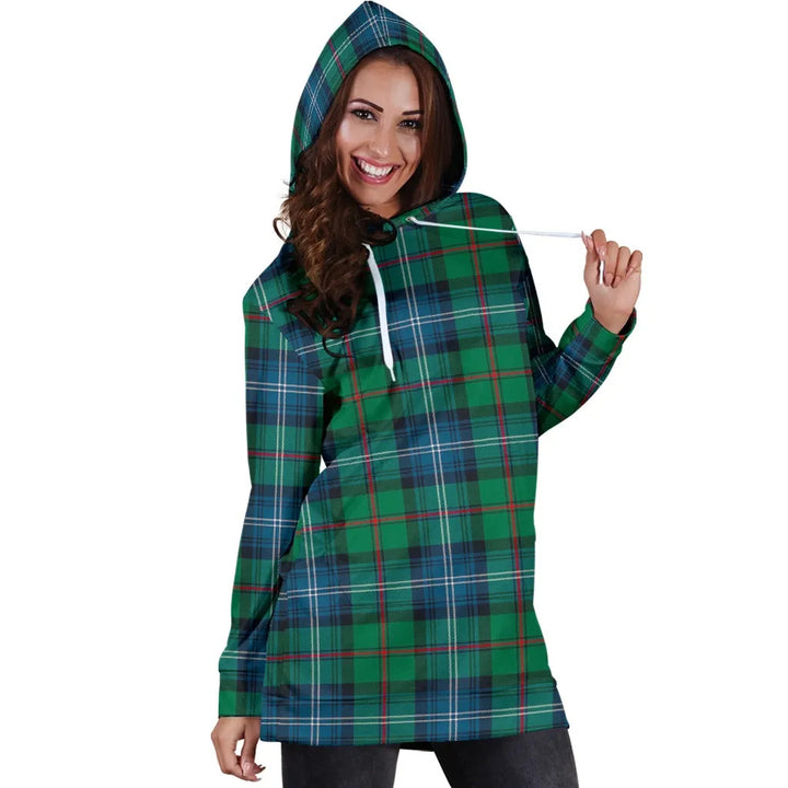 Scottish Urquhart Ancient Clan Tartan Hoodie Dress
