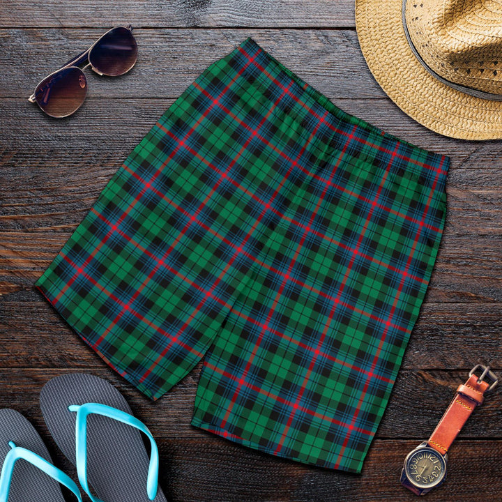 Scottish Urquhart Broad Red Ancient Clan Tartan Men's Shorts