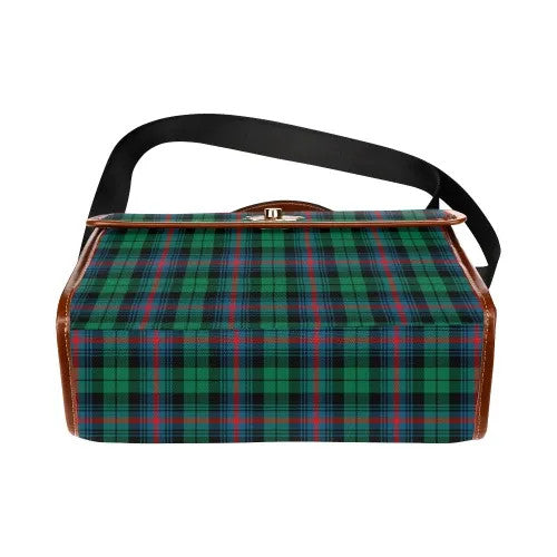 Scottish Urquhart Broad Red Ancient Clan Tartan Waterproof Canvas Bag Tartan Plaid 5