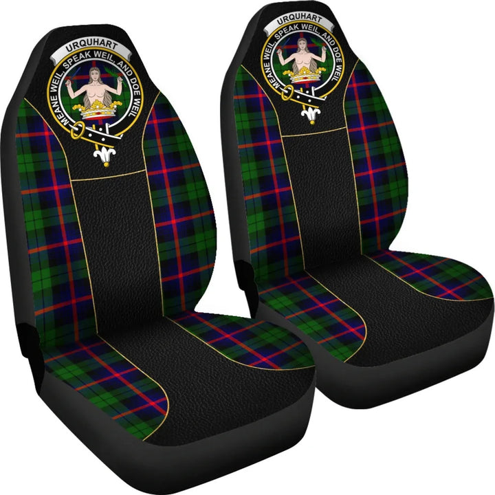 Scottish Urquhart Clan Crest Tartan Car Seat Covers - Special Style 4